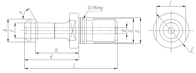 PULL STUDS ACCORDING TO DIN2080-1-1
